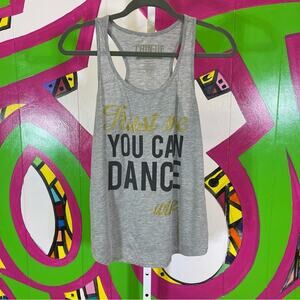 Chin Up Apparel, You Can Dance -Wine. Racerback Tank Top. Similar to a Medium.